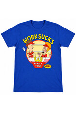 Star 500 Concert Series On Hollywood Tee Beavis And Butthead Work Sucks S/S (Royal Blue)