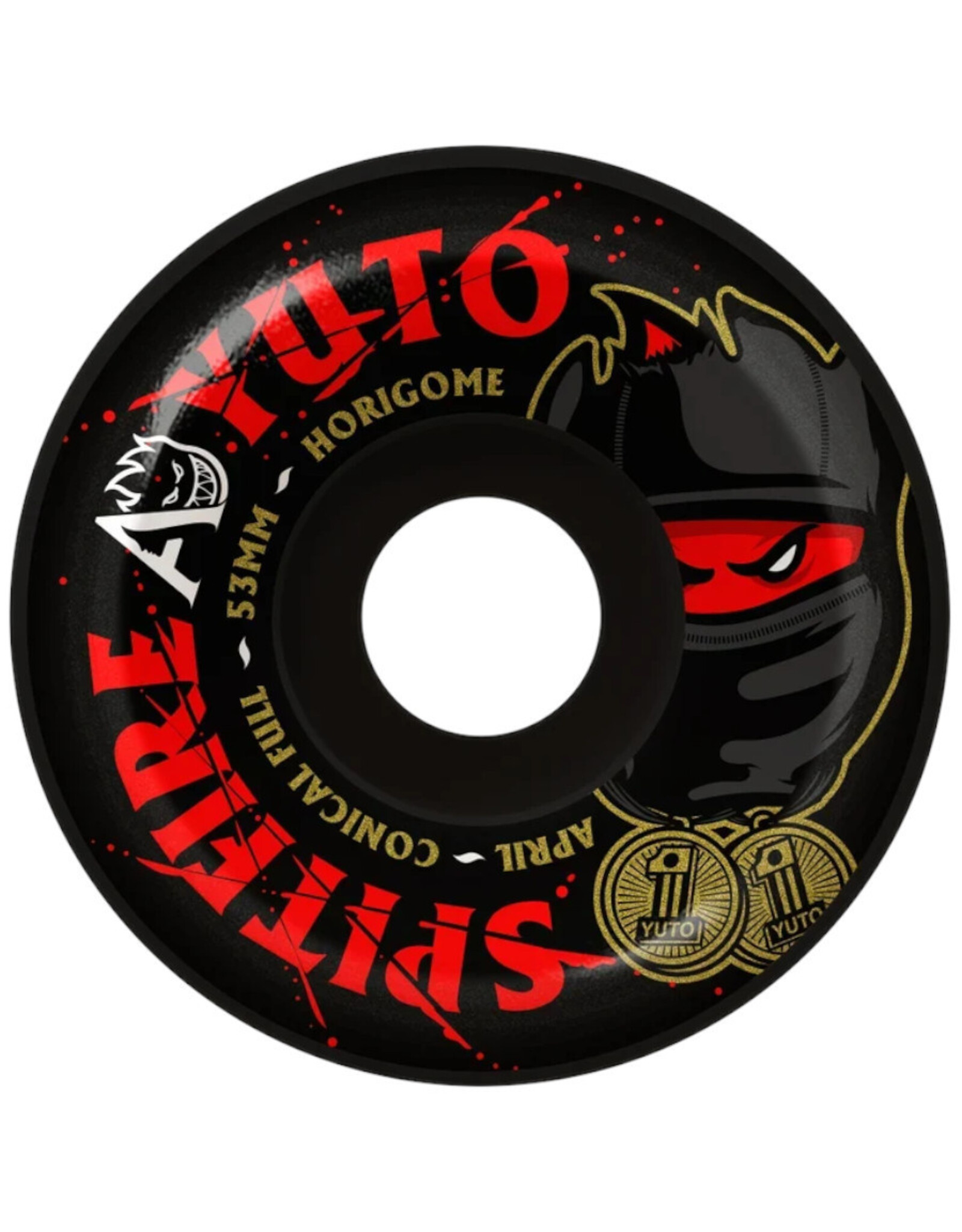 Spitfire Spitfire Wheels Formula Four X April Yuto Horigome Conical Full Black (53mm/99d)