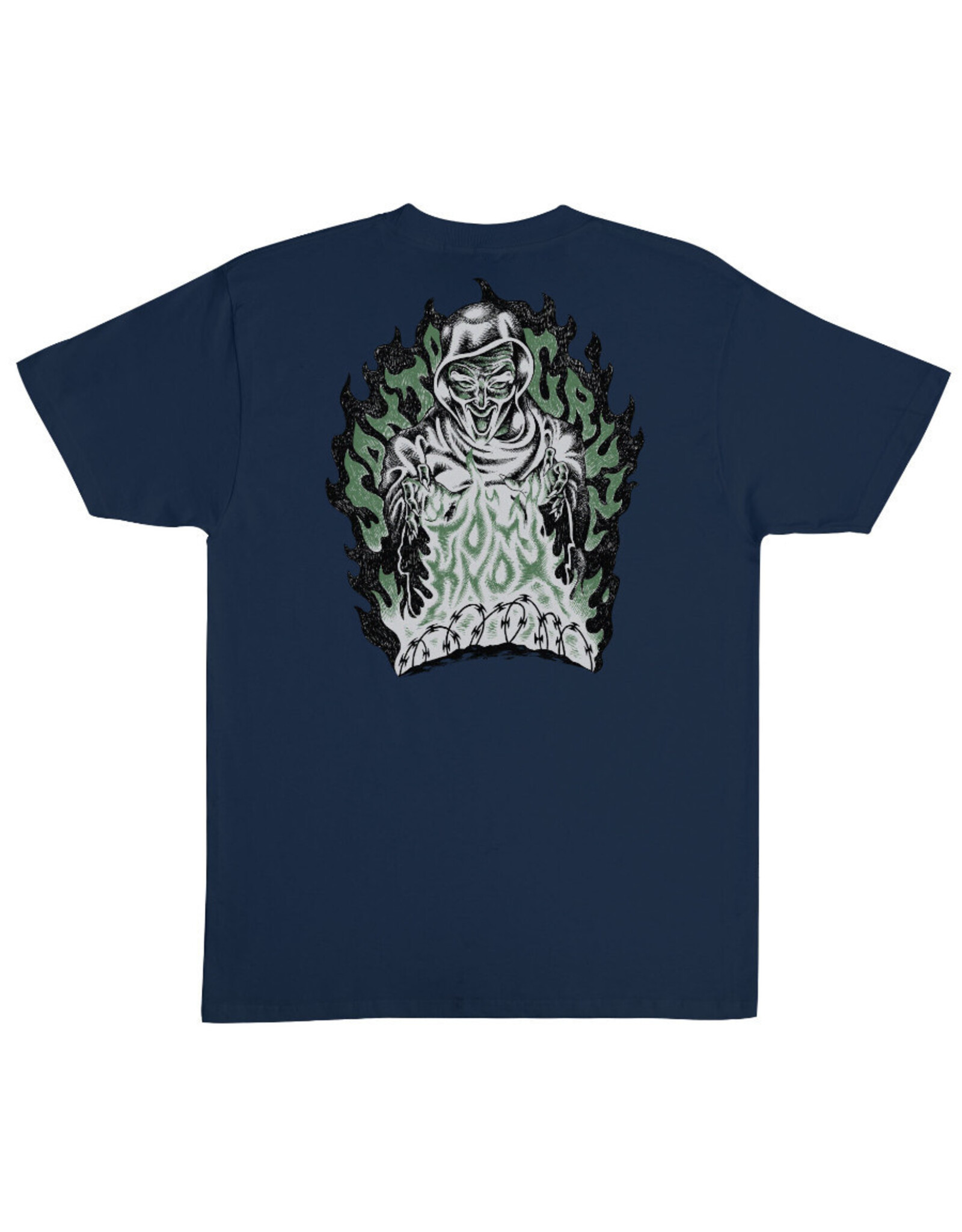 Santa Cruz Santa Cruz Tee Knox Razor Pit Heavyweight S/S (Harbor Blue)