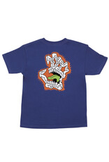 Santa Cruz Santa Cruz Tee Kids Scribble Bone Hand Midweight S/S (Cobalt)