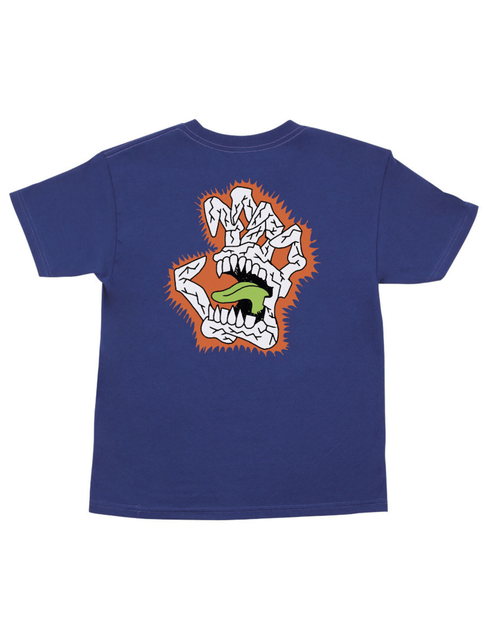 Santa Cruz Santa Cruz Tee Kids Scribble Bone Hand Midweight S/S (Cobalt)