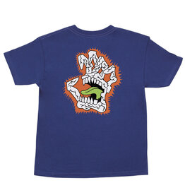 Santa Cruz Santa Cruz Tee Kids Scribble Bone Hand Midweight S/S (Cobalt)
