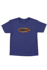 Santa Cruz Santa Cruz Tee Kids Scribble Bone Hand Midweight S/S (Cobalt)