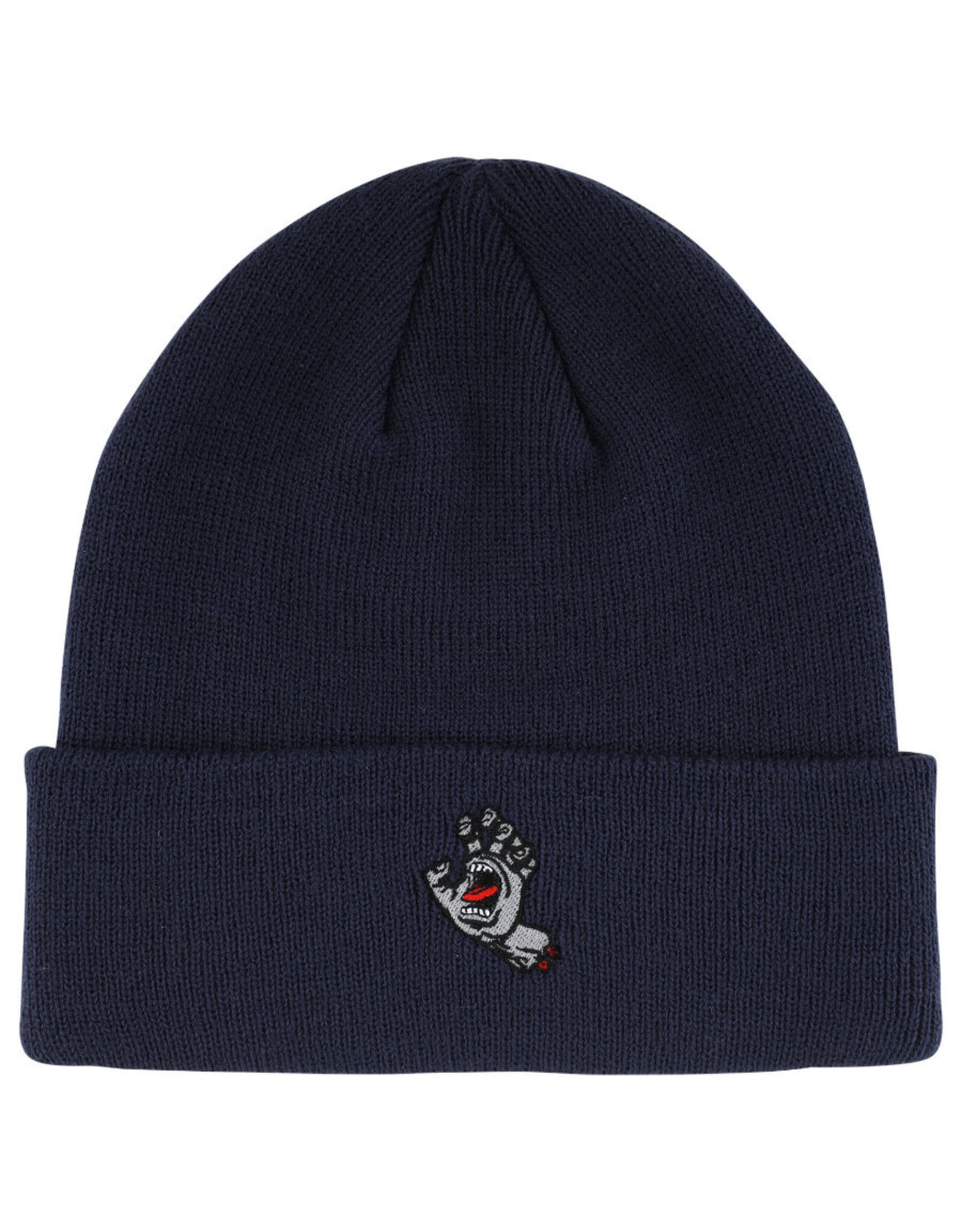 Santa Cruz Santa Cruz Beanie Screaming Hand Long Shoreman Cuff (Navy/Grey)