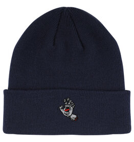 Santa Cruz Santa Cruz Beanie Screaming Hand Long Shoreman Cuff (Navy/Grey)