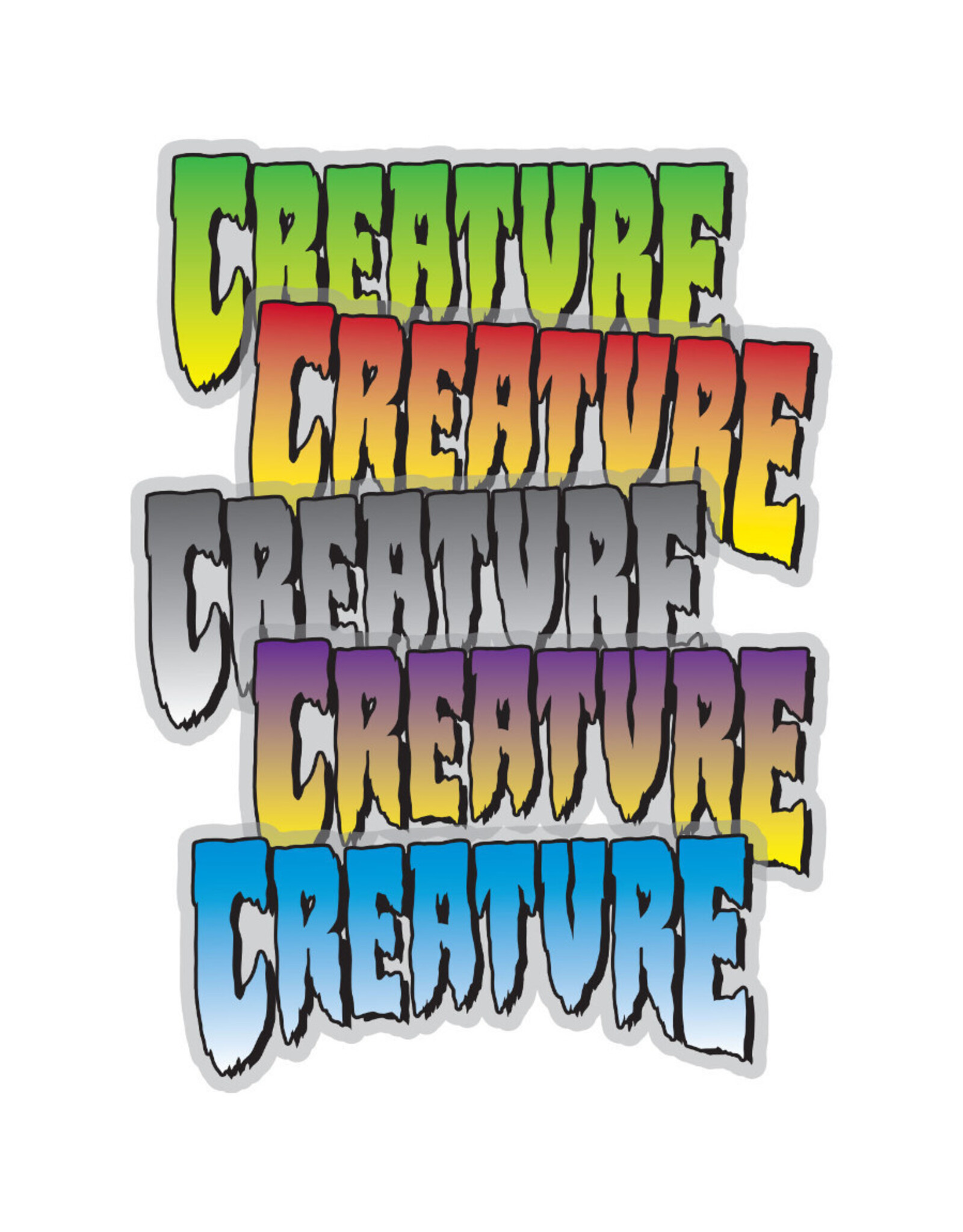 Creature Creature Sticker Logo Assorted (5.25)