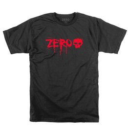 Zero Skateboards Zero Tee Blood S/S (Black)