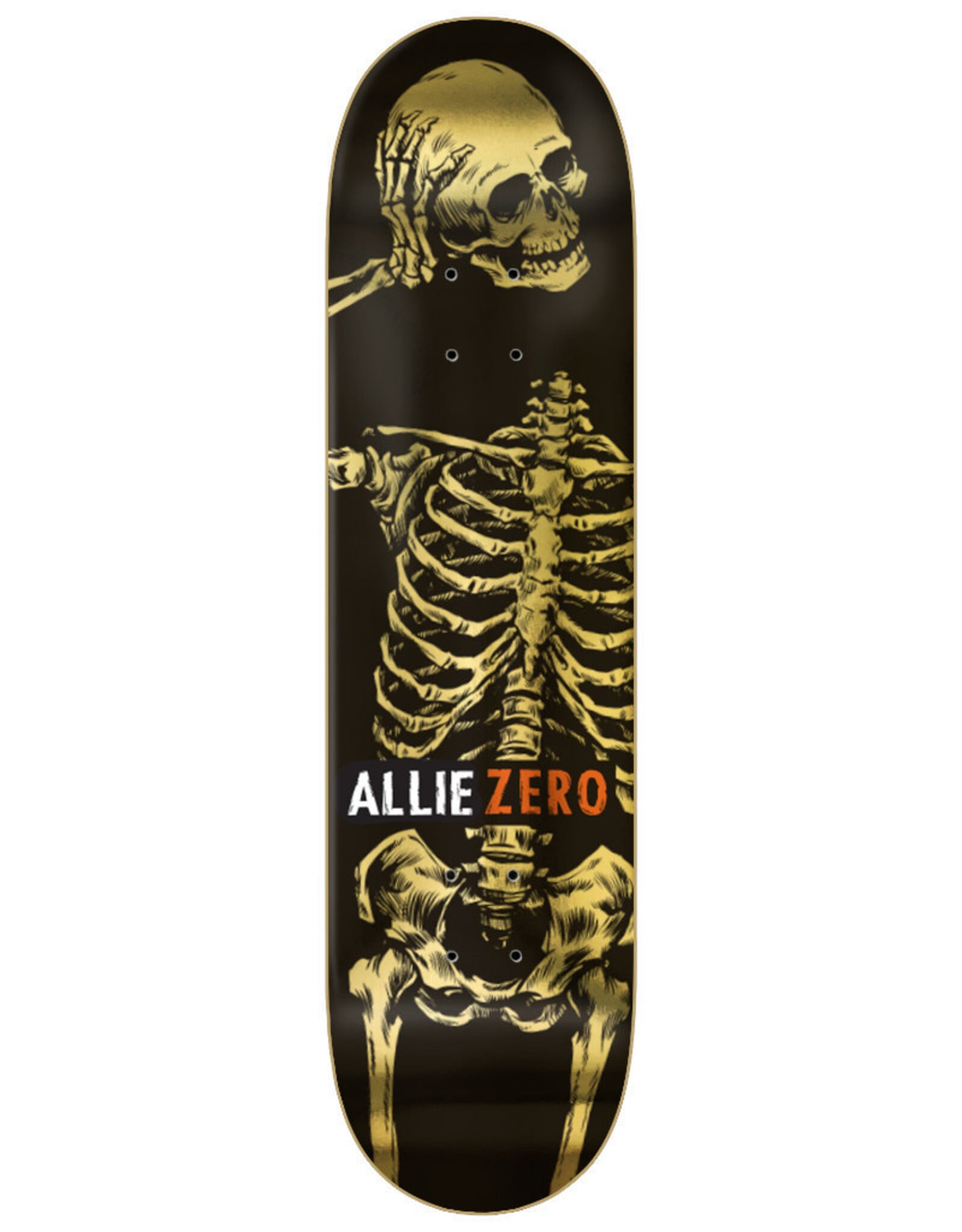 Zero Skateboards Zero Deck Jon Allie Headcase Gold Foil (8.25)