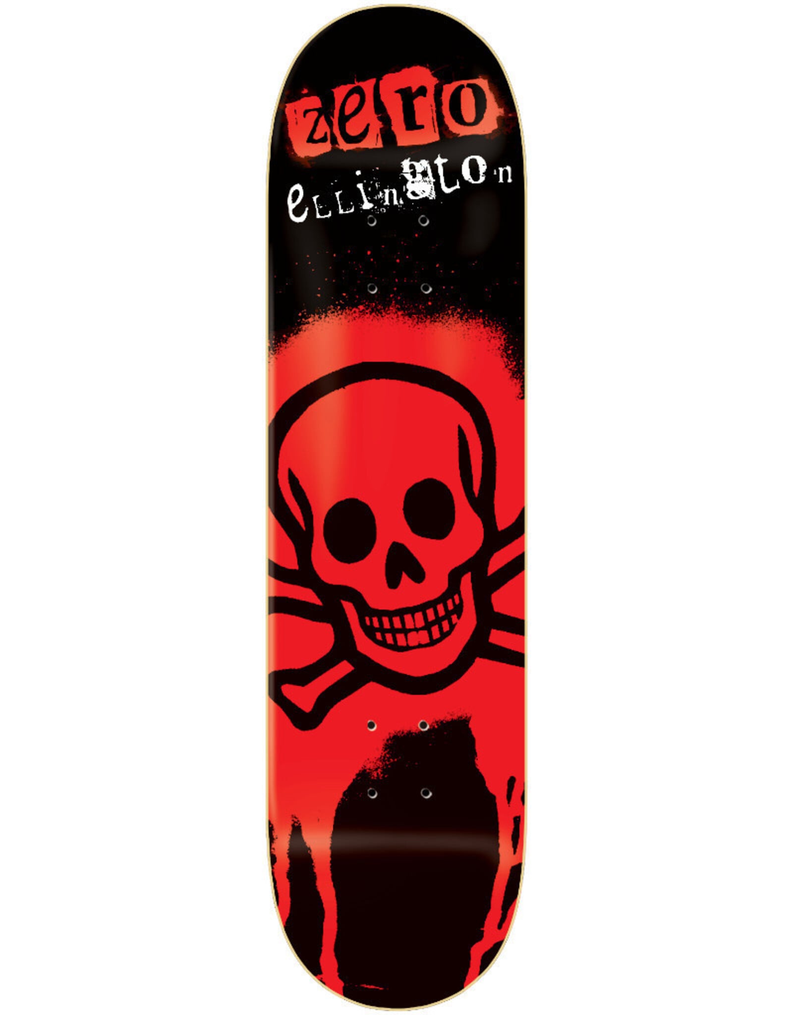 Zero Skateboards Zero Deck Erik Ellington Stencil (8.25)