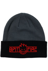 Spitfire Spitfire Beanie LTB Bighead Script Cuff (Charcoal/Black)