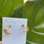 Kinsey Designs Keira Triple Hoop