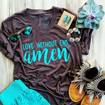 Texas True Threads Love Without End Amen Tee