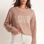 Z Supply Z Supply Blushing Love Sweater Soft Pink