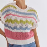Entro Pink Multi Top T21752