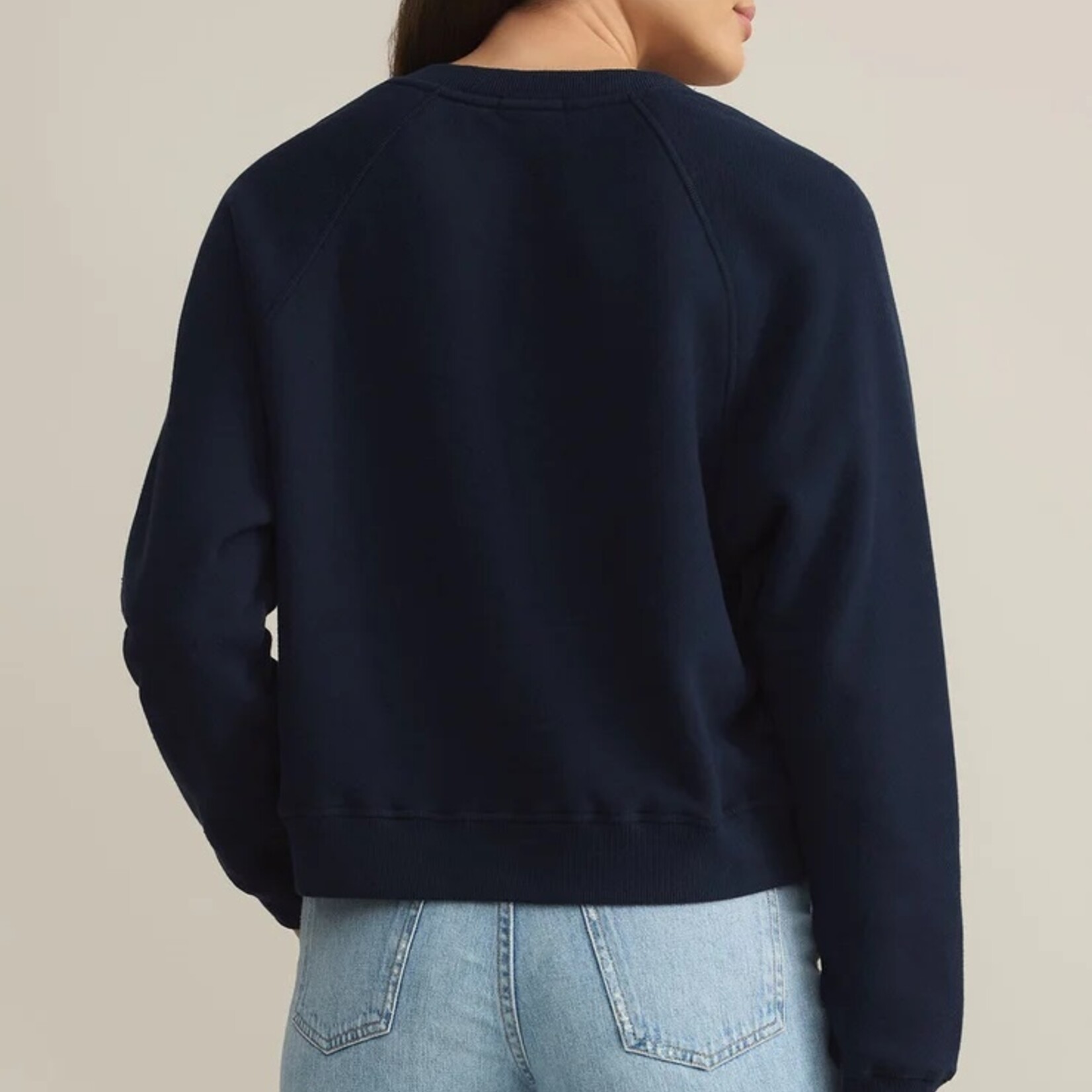 Z Supply Z Supply Avenue V-Neck Sweatshirt Eclipse