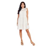 Mud Pie Mud Pie White Eyelet Dress