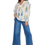 Mud Pie Mud Pie Jenaleigh Top Blue