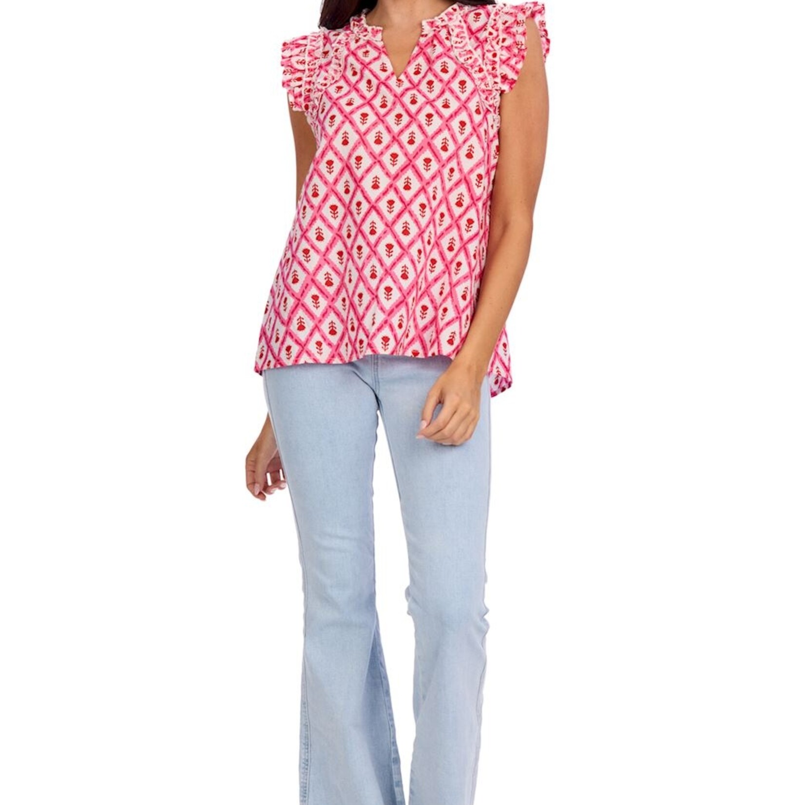 Mud Pie Mud Pie Beatrix Flutter Top