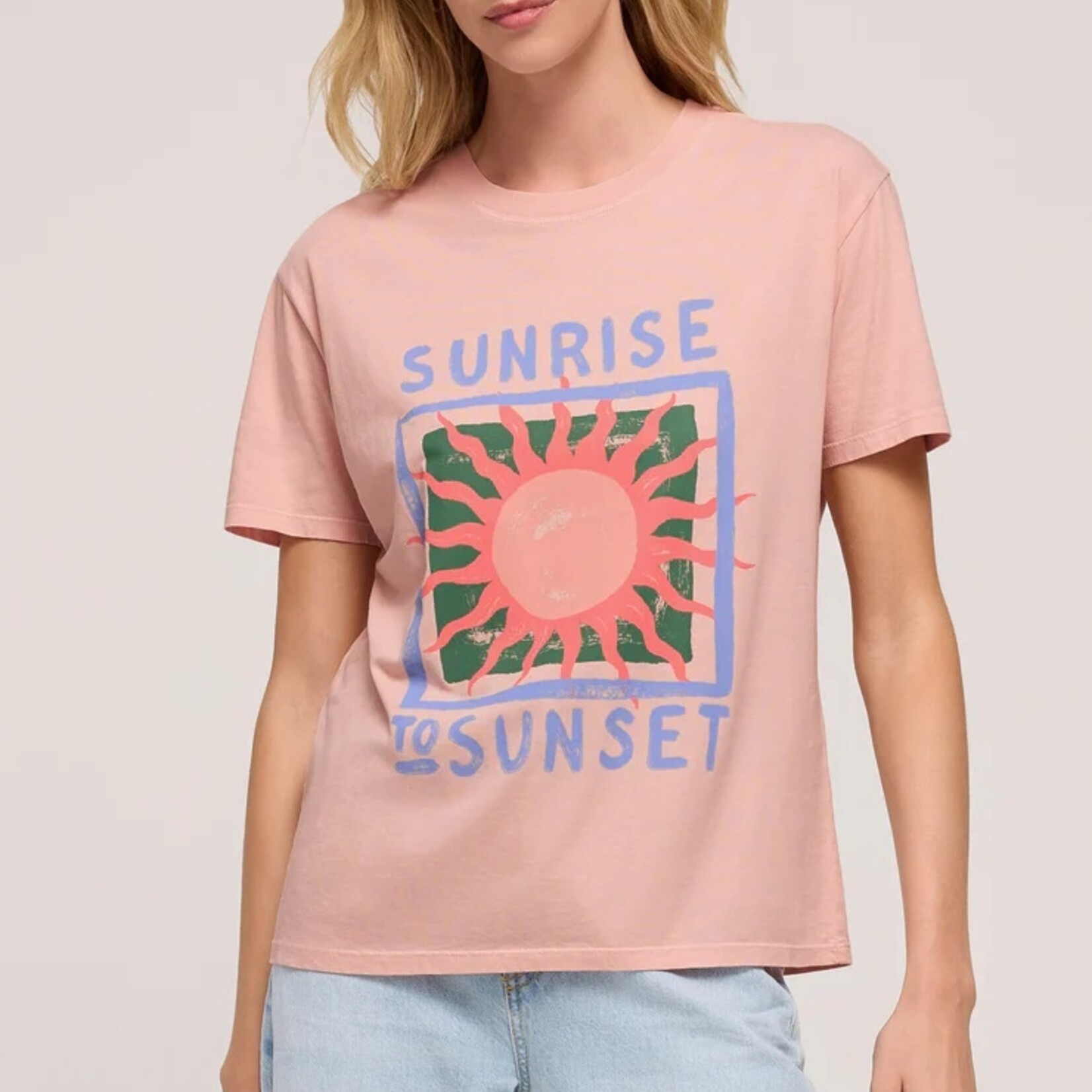 Z Supply Z Supply Sunrise to Sunseet Tee Pink Dreams