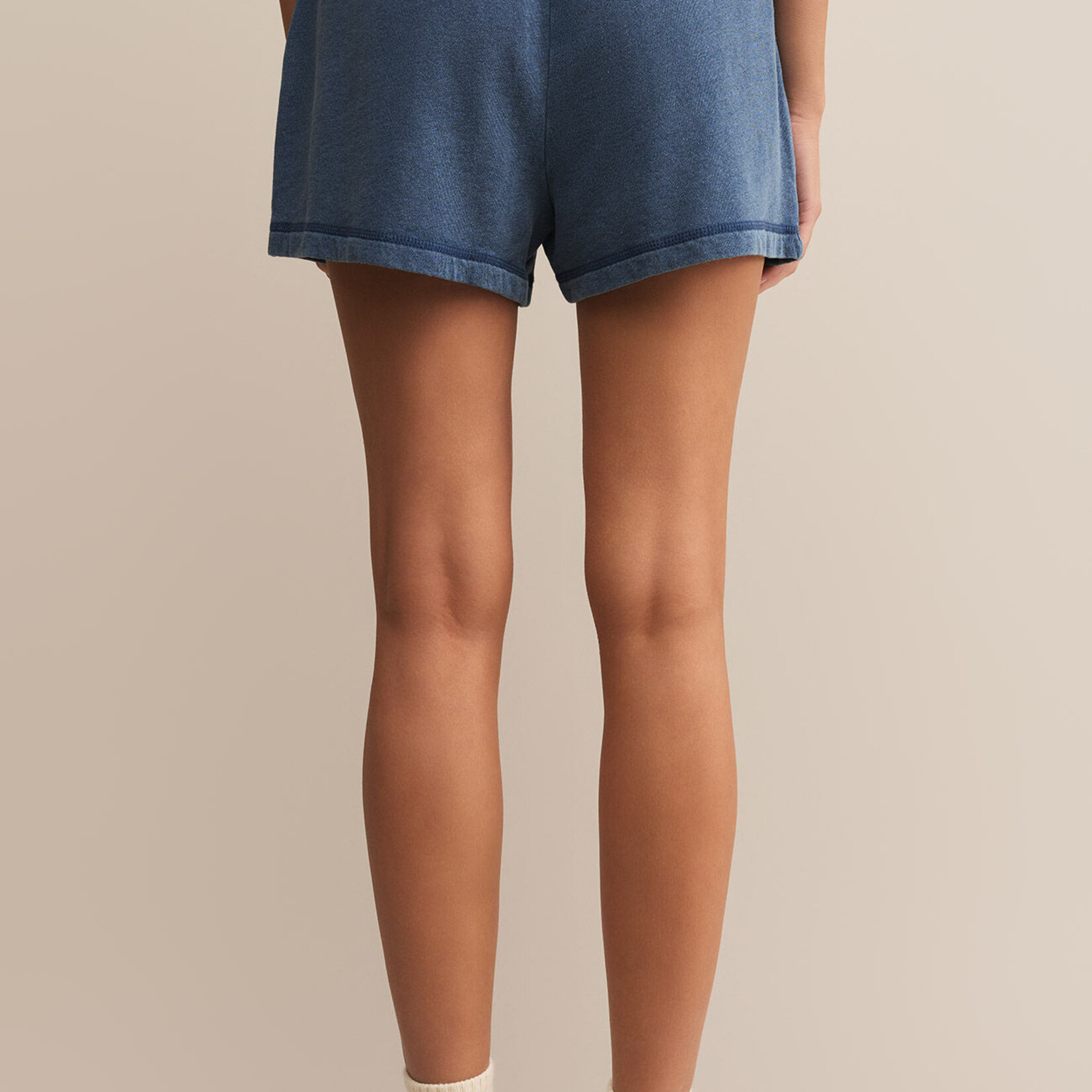 Z Supply Z Supply Gael Knit Denim Short Vintage Indigo