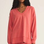 Z Supply Z Supply Modern V-Neck Weekender Persimmon
