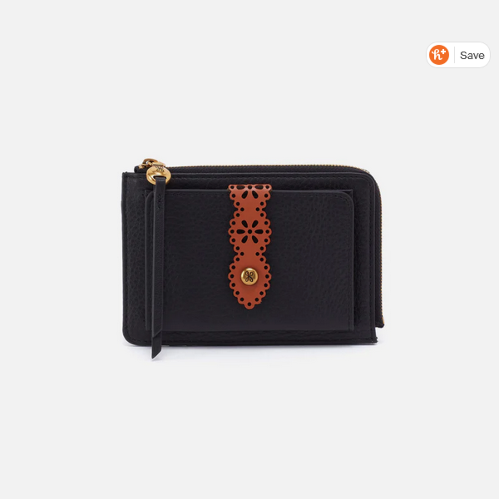 HOBO Hobo Tabby Zip Med Wallet Black