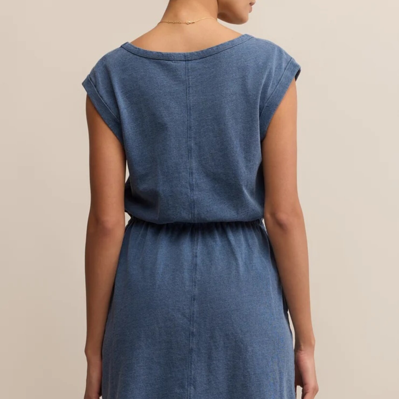 Z Supply Z Supply Dayshift Denim Mini Dress Vintage Indigo