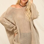 kye mi KyeMi Open Knit Sweater