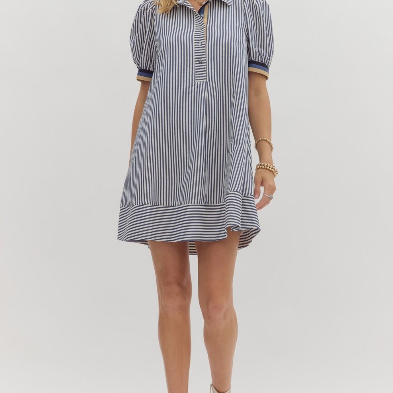Entro Slate Blue Dress