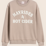 Hayrides & Hot Cider Cord Sweatshirt