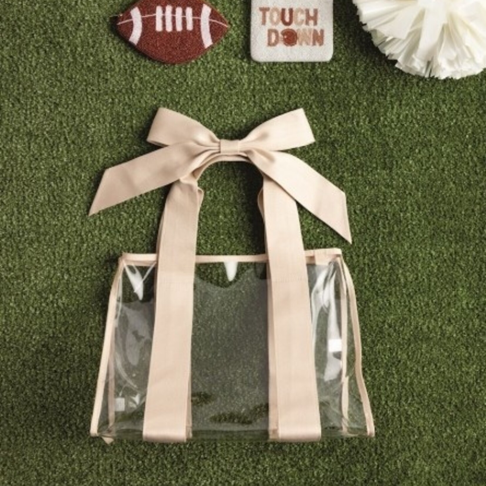 Mud Pie Mud Pie Tailgate Clear Tote