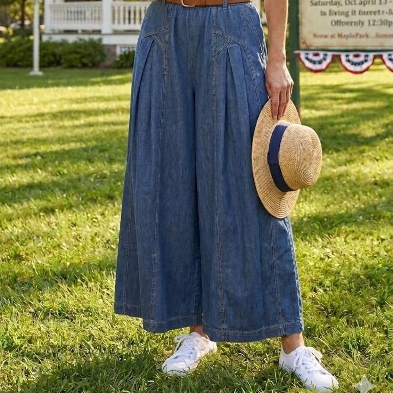 Carole Christian Carole Christian Denim Capri