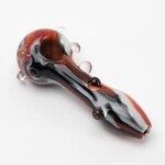 Empire Glassworks Empire Glassworks Spoon Psychedelic Spoon Red/White/Black