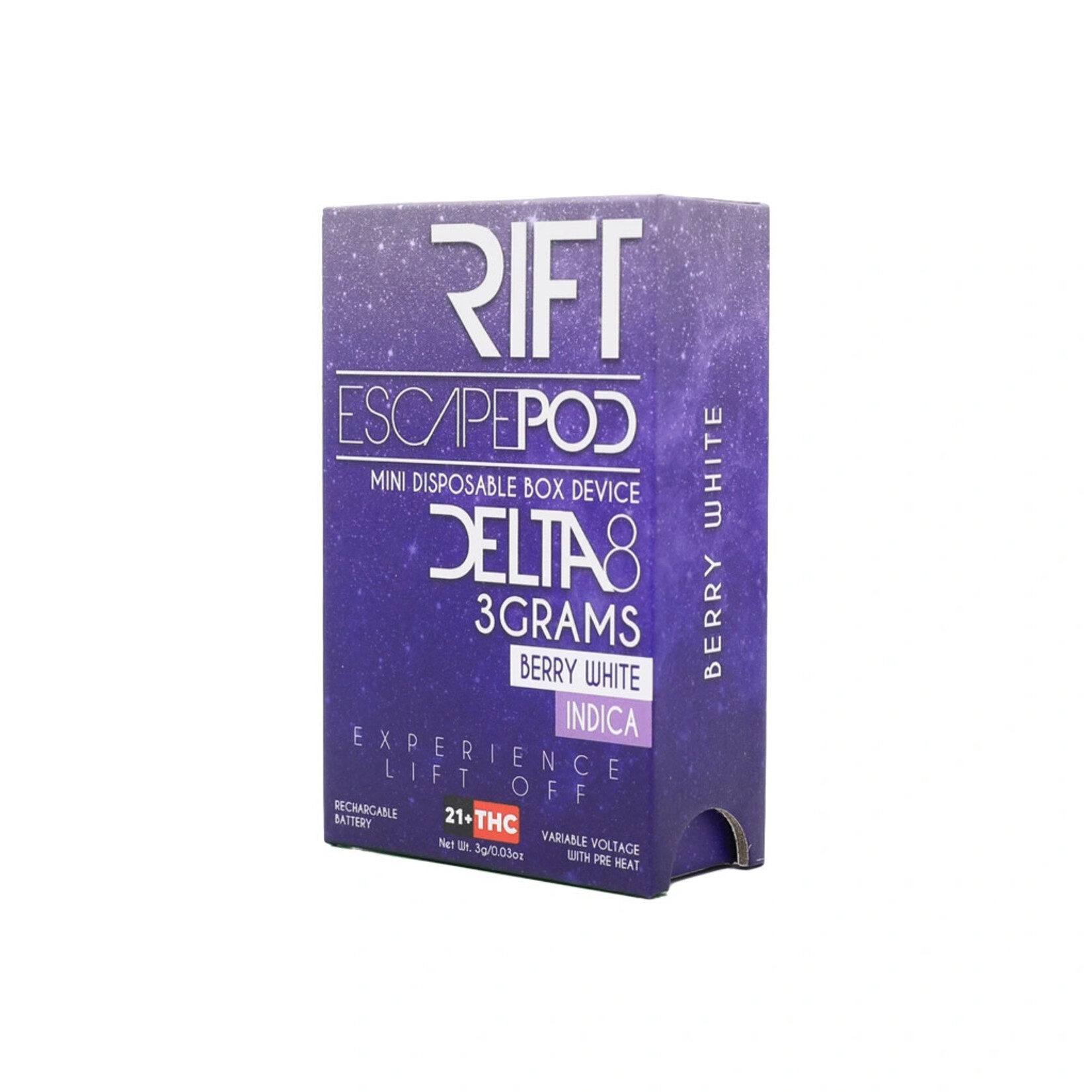 Pinnacle Hemp Rift Escape Pod 3g Delta 8 Disposable