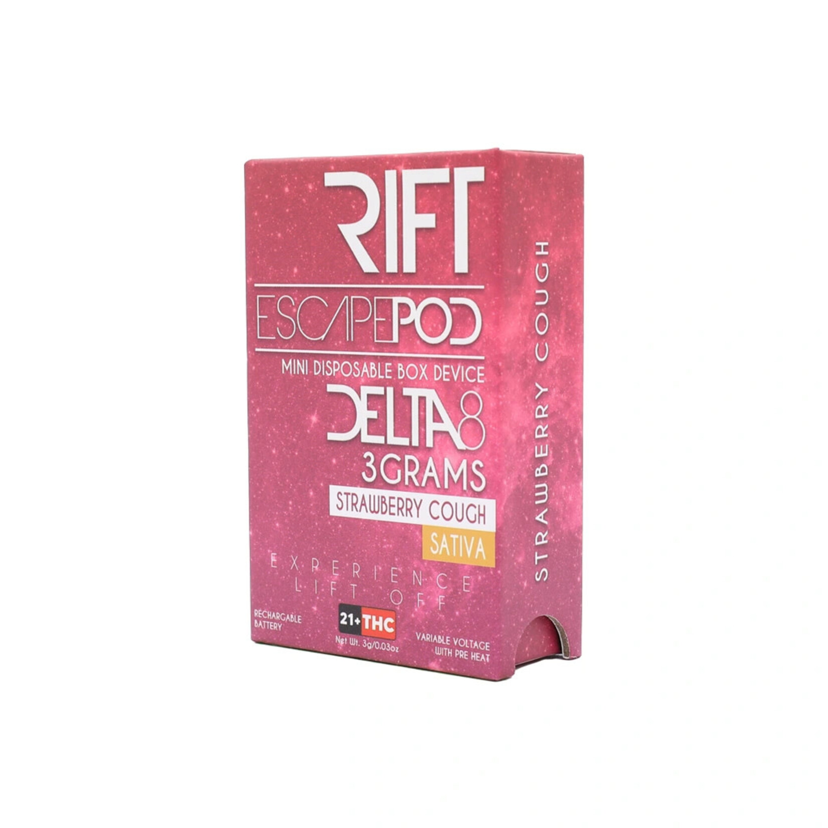 Pinnacle Hemp Rift Escape Pod 3g Delta 8 Disposable