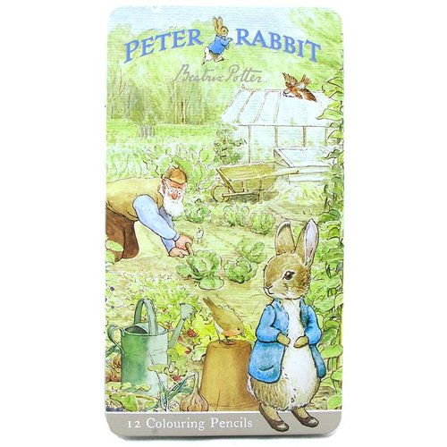 Beatrix Potter Peter Rabbit Coloured Pencil Tin Beatrix Potter Peter Rabbit Coloured Pencil Tin