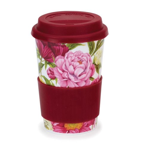 Dunoon Travel Mug Peonies Dunoon Travel Mug Peonies