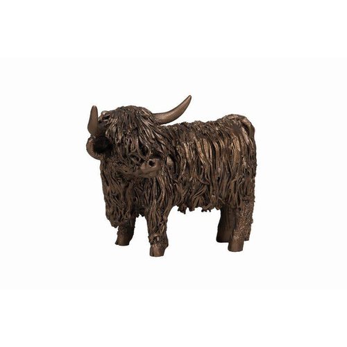 Frith Sculpture Frith Highland Cow Standing Small Frith Sculpture Frith Highland Cow Standing Small