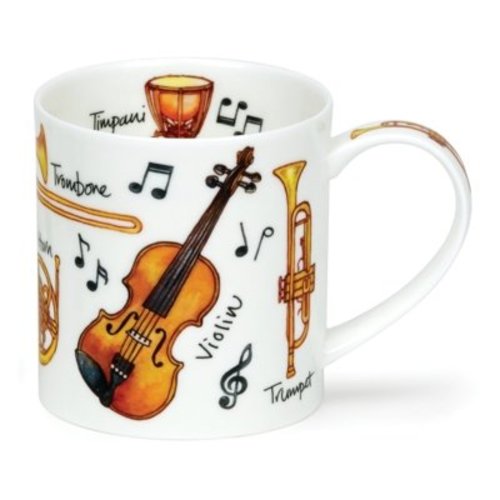 Dunoon Orkney Music Instruments Mug Dunoon Orkney Music Instruments Mug