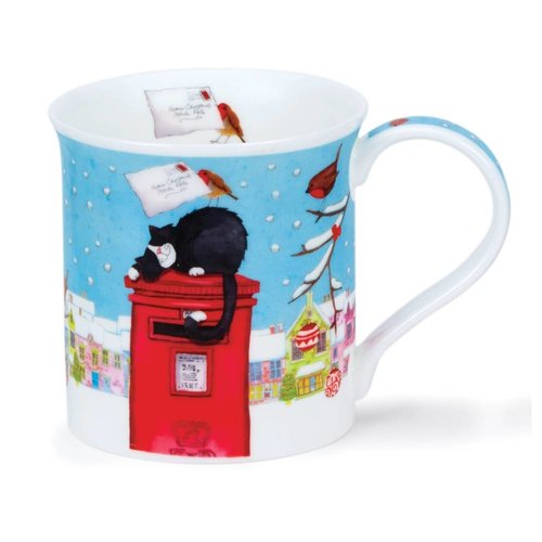 Dunoon Dunoon Bute Christmas Post Cat Mug Dunoon Dunoon Bute Christmas Post Cat Mug