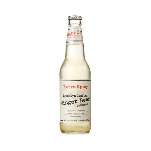Brooklyn Crafted Extra Spicy Ginger Beer Glass Bottle Brooklyn Crafted Extra Spicy Ginger Beer Glass Bottle