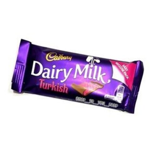 Cadbury Cadbury Dairy Milk Turkish Bar 47g Cadbury Cadbury Dairy Milk Turkish Bar 47g