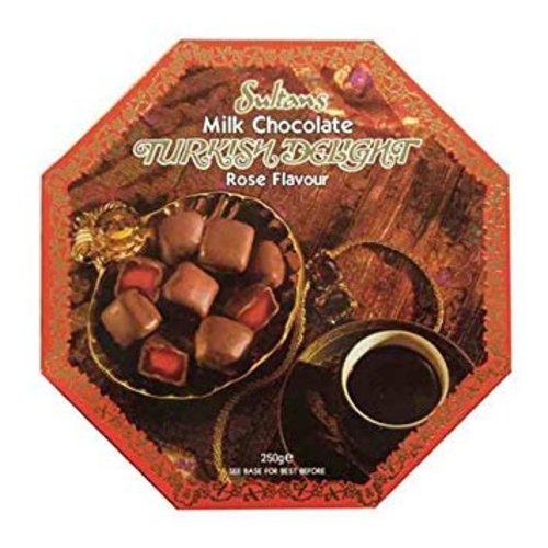 Sultans Sultans Milk Chocolate Turkish Delight Rose Flavoured Sultans Sultans Milk Chocolate Turkish Delight Rose Flavoured