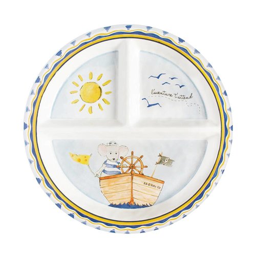 Baby Cie Section Plate Adventure Awaits Baby Cie Section Plate Adventure Awaits