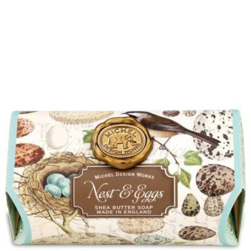Michel Design Works Nest & Eggs Large Bath Soap Bar Michel Design Works Nest & Eggs Large Bath Soap Bar