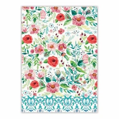 Michel Design Works Wild Berry Blossom Kitchen Towel Michel Design Works Wild Berry Blossom Kitchen Towel