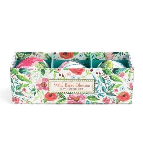 Michel Design Works Michel Wild Berry Blossom Bath Bomb Set Michel Design Works Michel Wild Berry Blossom Bath Bomb Set