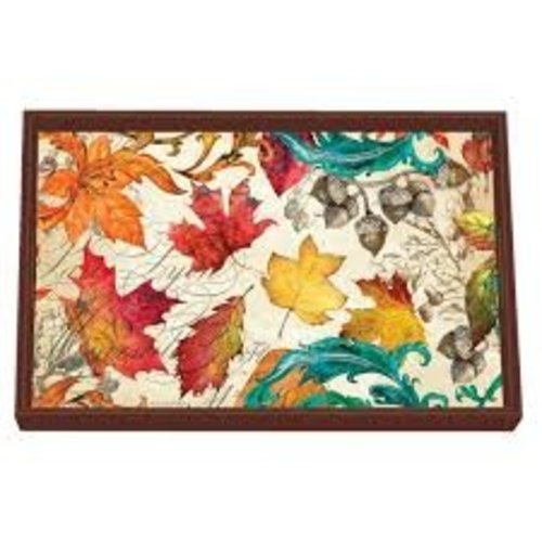 Michel Design Works Michel Fall Symphony Vanity Decoupage Wooden Tray Michel Design Works Michel Fall Symphony Vanity Decoupage Wooden Tray
