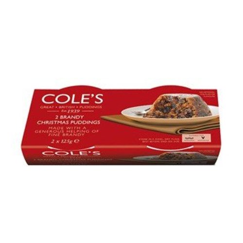 Cole's Foods Brandy Christmas Pudding - 2PK Cole's Foods Brandy Christmas Pudding - 2PK