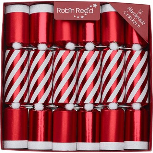 Robin Reed Robin Reed Candy Stripes Christmas Crackers - 12 Count Robin Reed Robin Reed Candy Stripes Christmas Crackers - 12 Count